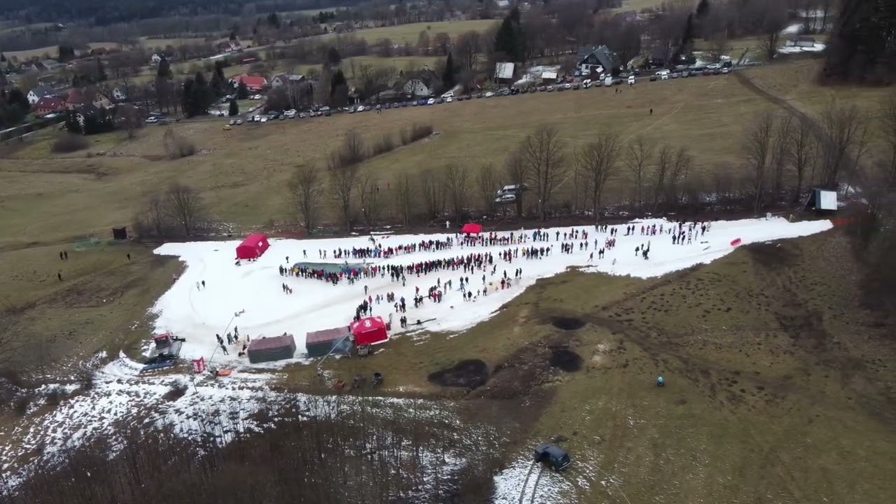 1. Kitzbílský přejezd přes louži 1.2.2025