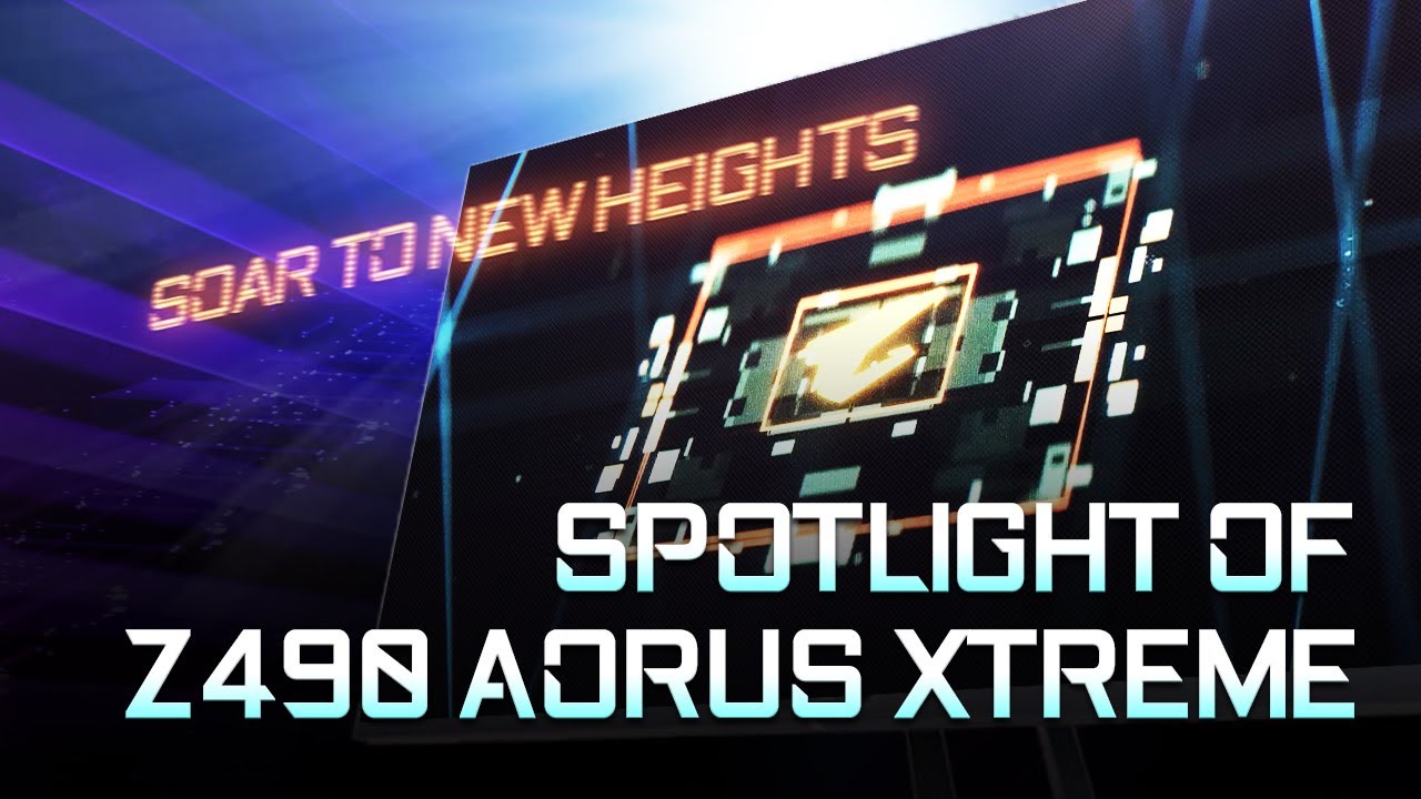 The new GIGABYTE AORUS Z490 Products