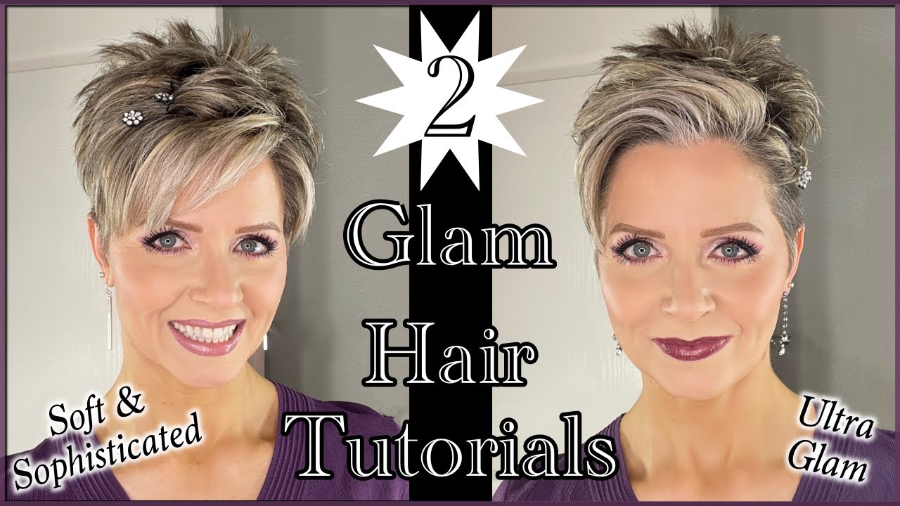Glam Pixie Hair Tutorials ~ Easy Ways to Change Up Your Pixie | Special Occasion Hair