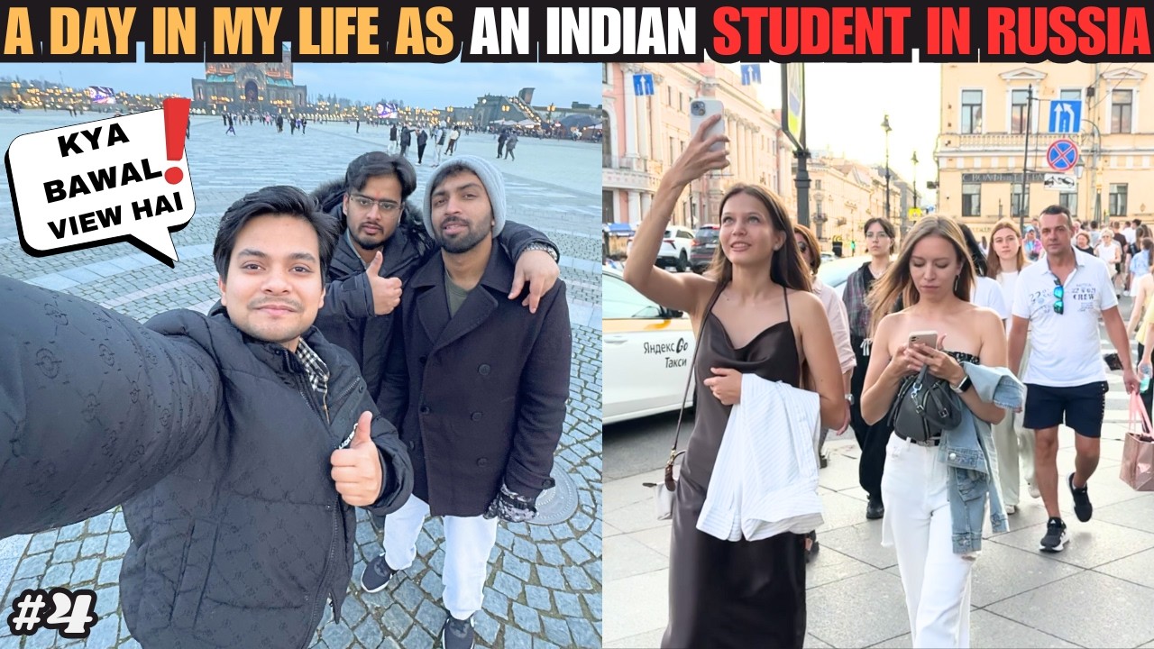 🇷🇺 Studying in Russia & Exploring the City | Indian Student Life #lifeinrussia #russiavlog