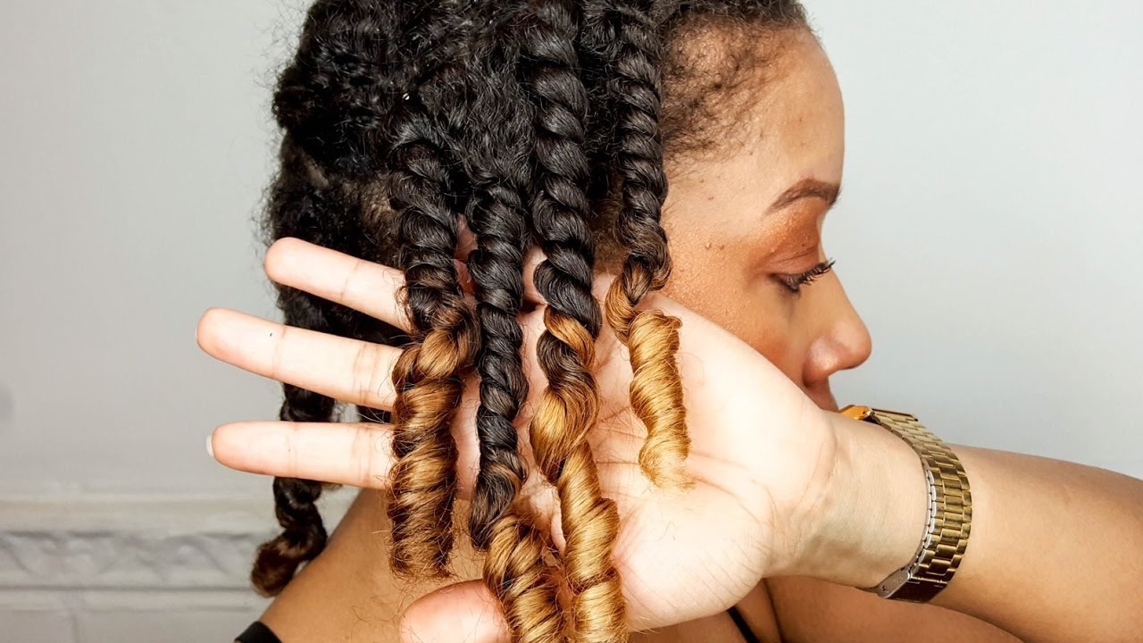Natural Hair | Curls Blueberry Bliss | Quick Chunky Twist Out