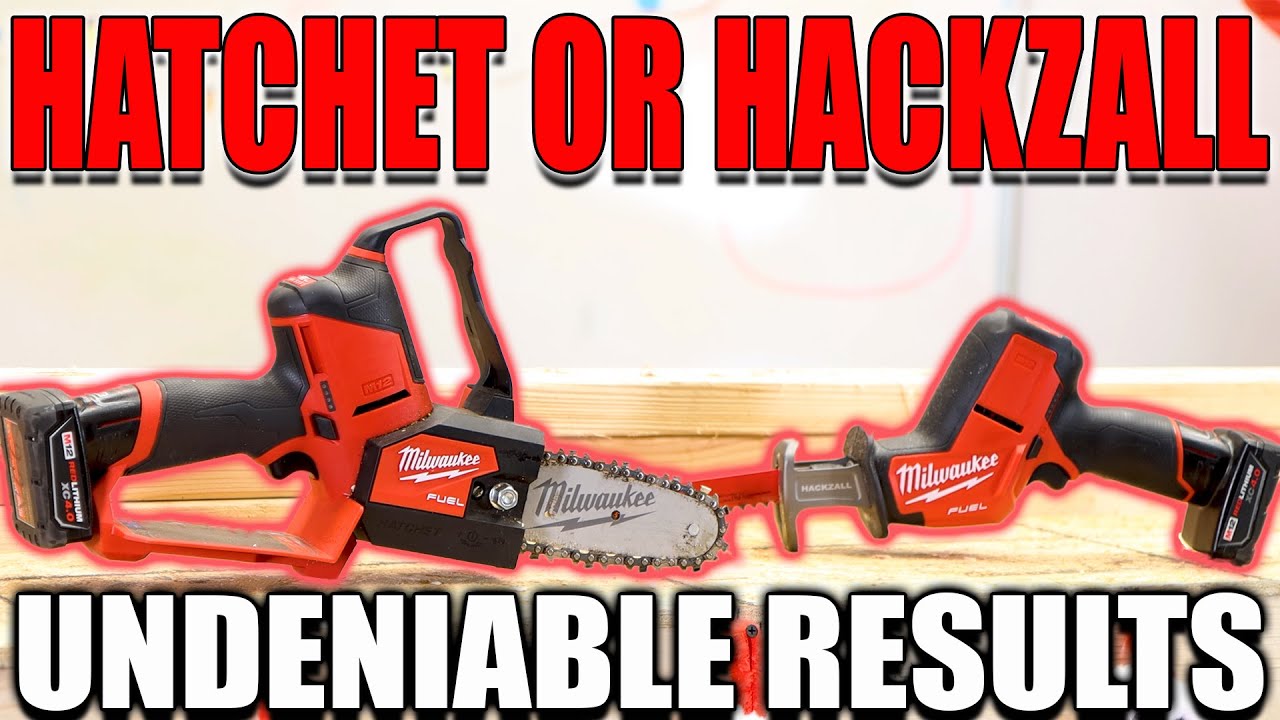Топор Milwaukee M12 FUEL или сабельная пила M18 FUEL Hackzall (НЕОПРОВЕРЖИМЫЕ РЕЗУЛЬТАТЫ)