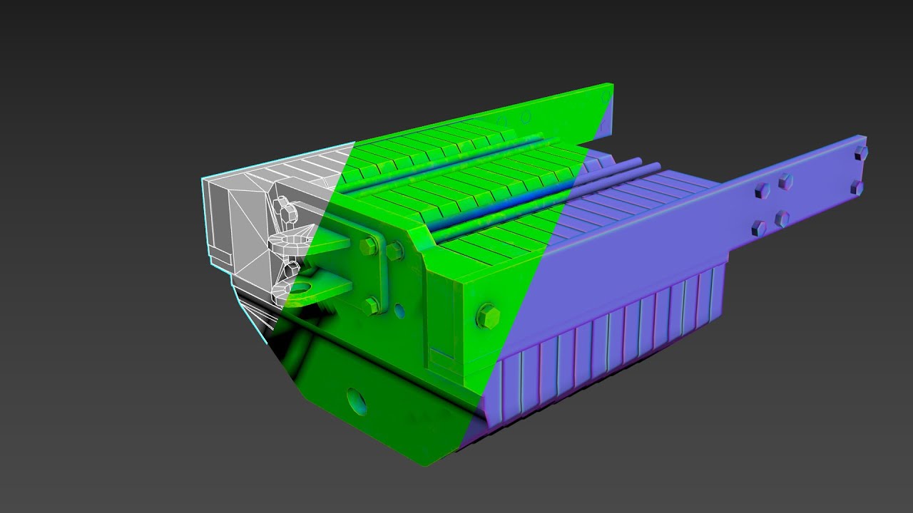 Baking textures - Normal/ Dirt/ AO/ Wear for FS22