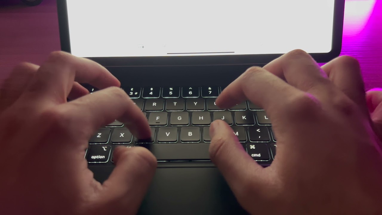 ASMR - Magic Keyboard Typing (iPad Pro 11