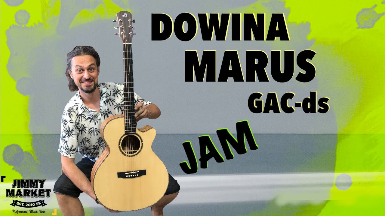 Slovenská akustická gitara Dowina Marus GAC - JAM JIMMY MARKET