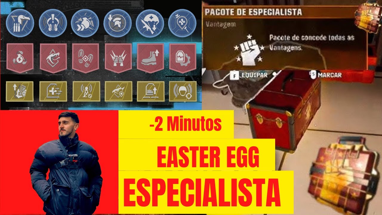 TUTORIAL FÁCIL de como fazer o EASTER EGG do prédio e pegar ESPECIALISTA em menos de 2 Minutos