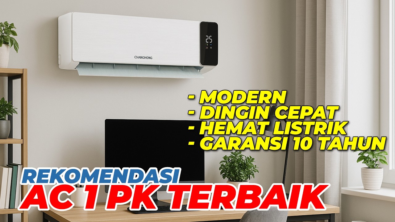 Rekomendasi AC 1 PK Low Watt & HEMAT LISTRIK TERBAIK di Tahun Ini‼️ | Changhong CSC-09RDX4A