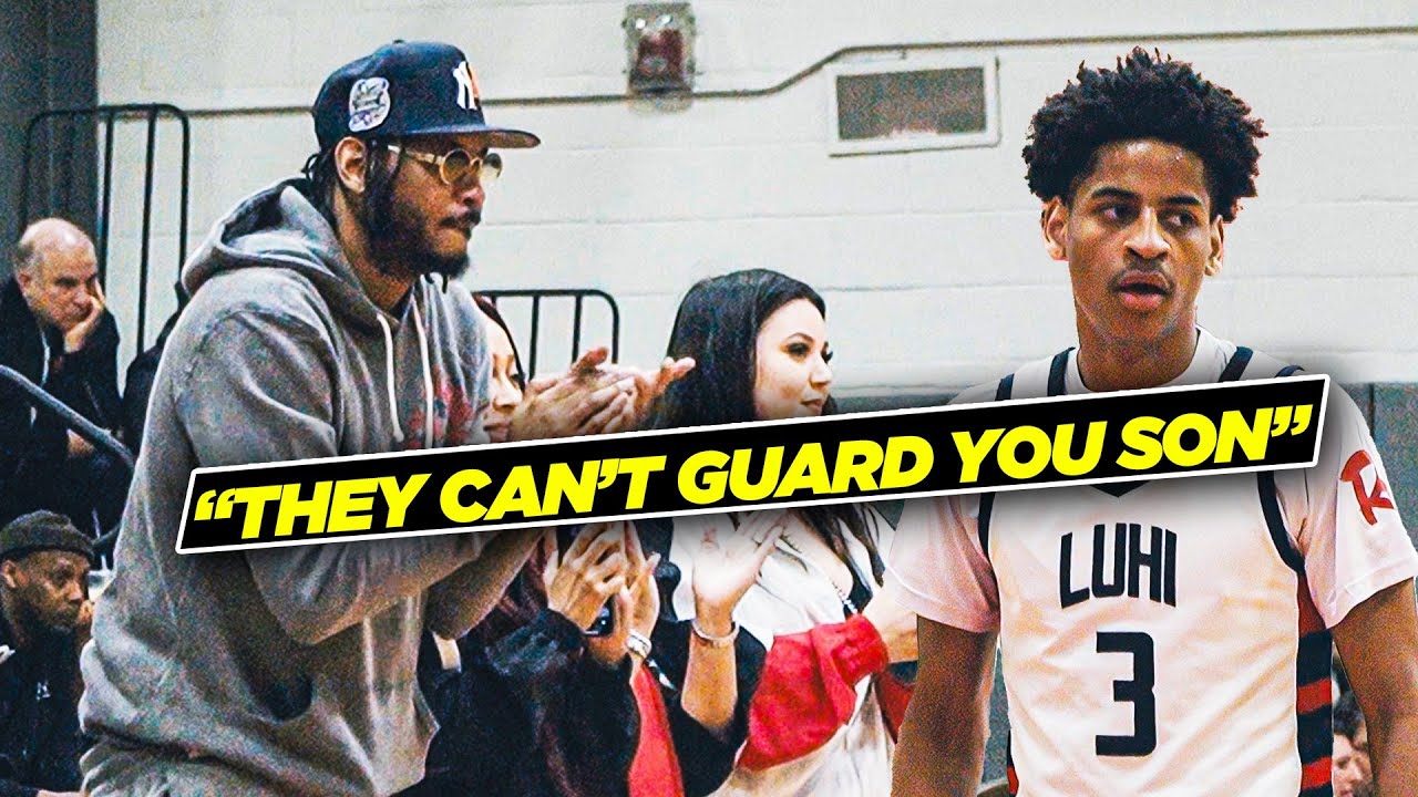 Kiyan Anthony & Vj Edgecombe Show Out For Carmelo Anthony! LuHi Goes INSANE