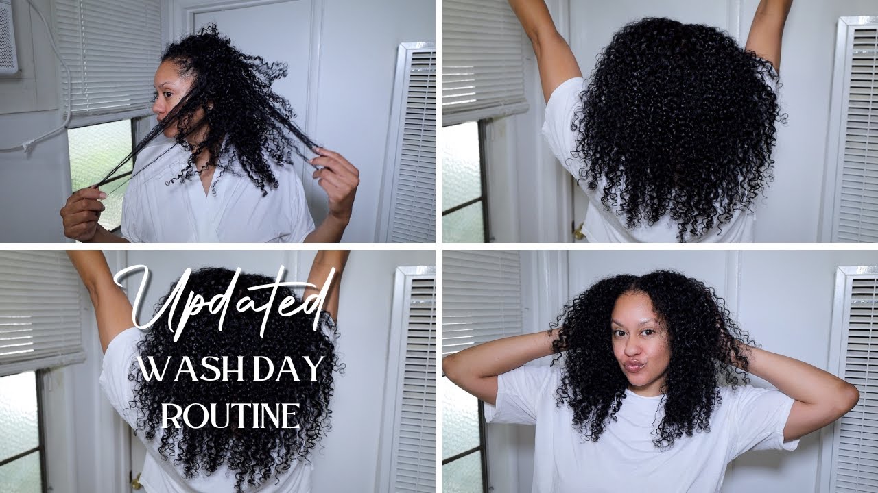 Updated Wash Day Curly Hair Routine | New Products, Skin Care and MORE!