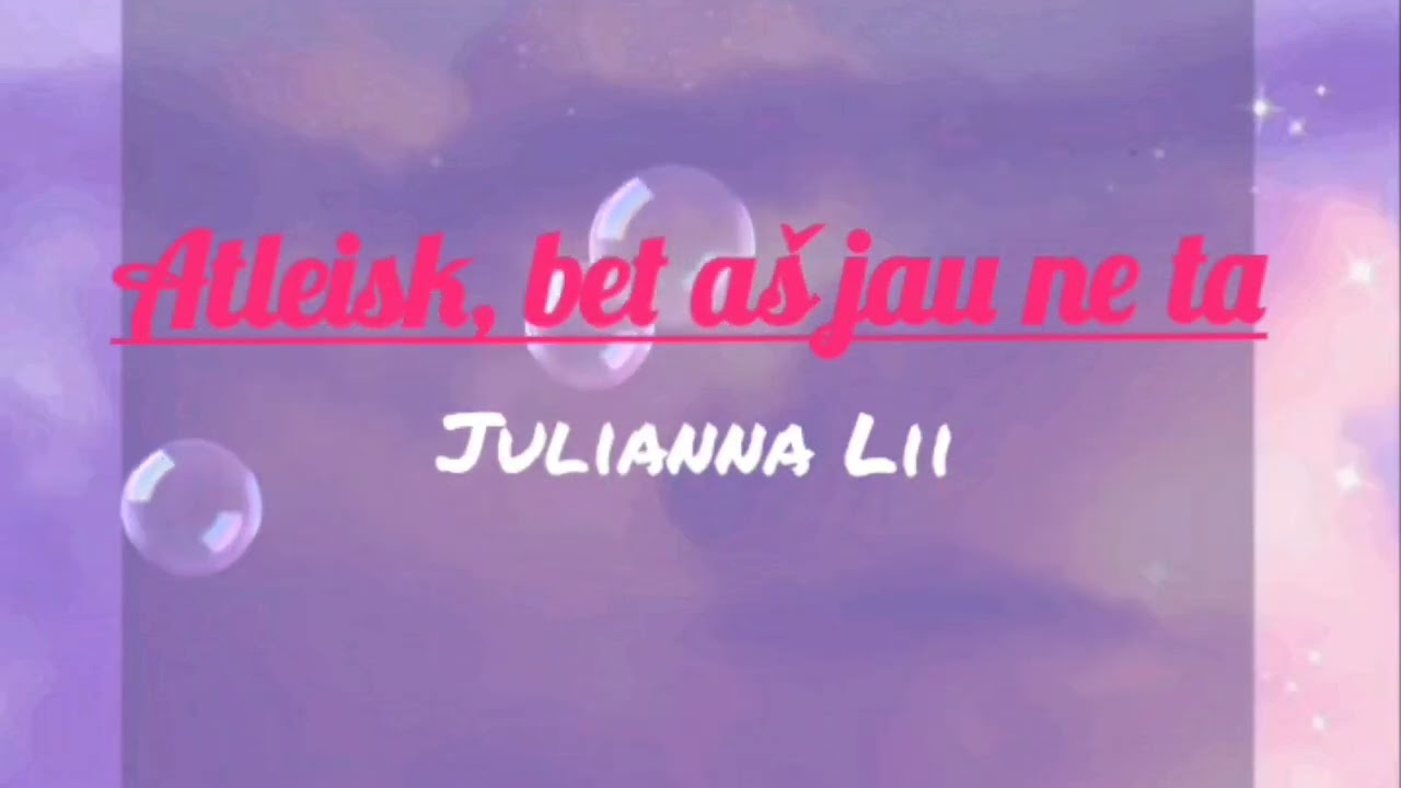 Atleisk, bet aš jau ne ta