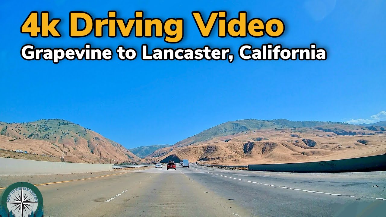 Our Journey through the Grapevine (I-5), California 4k