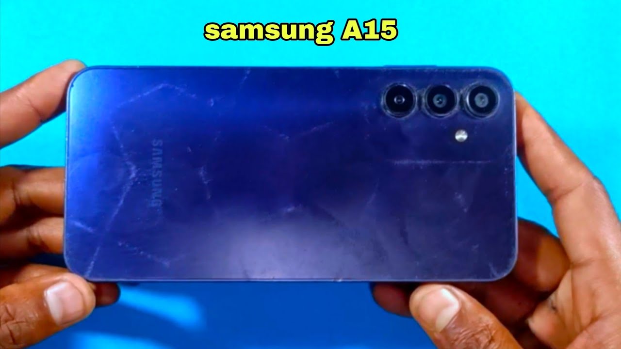 Samsung Galaxy A15 5G Teardown Disassembly SAMSUNG Back Open 