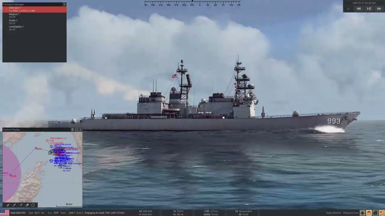 Sea Power: United States Navy Combats Iranian Attacks on oil tankers in the Strait of Hormuz