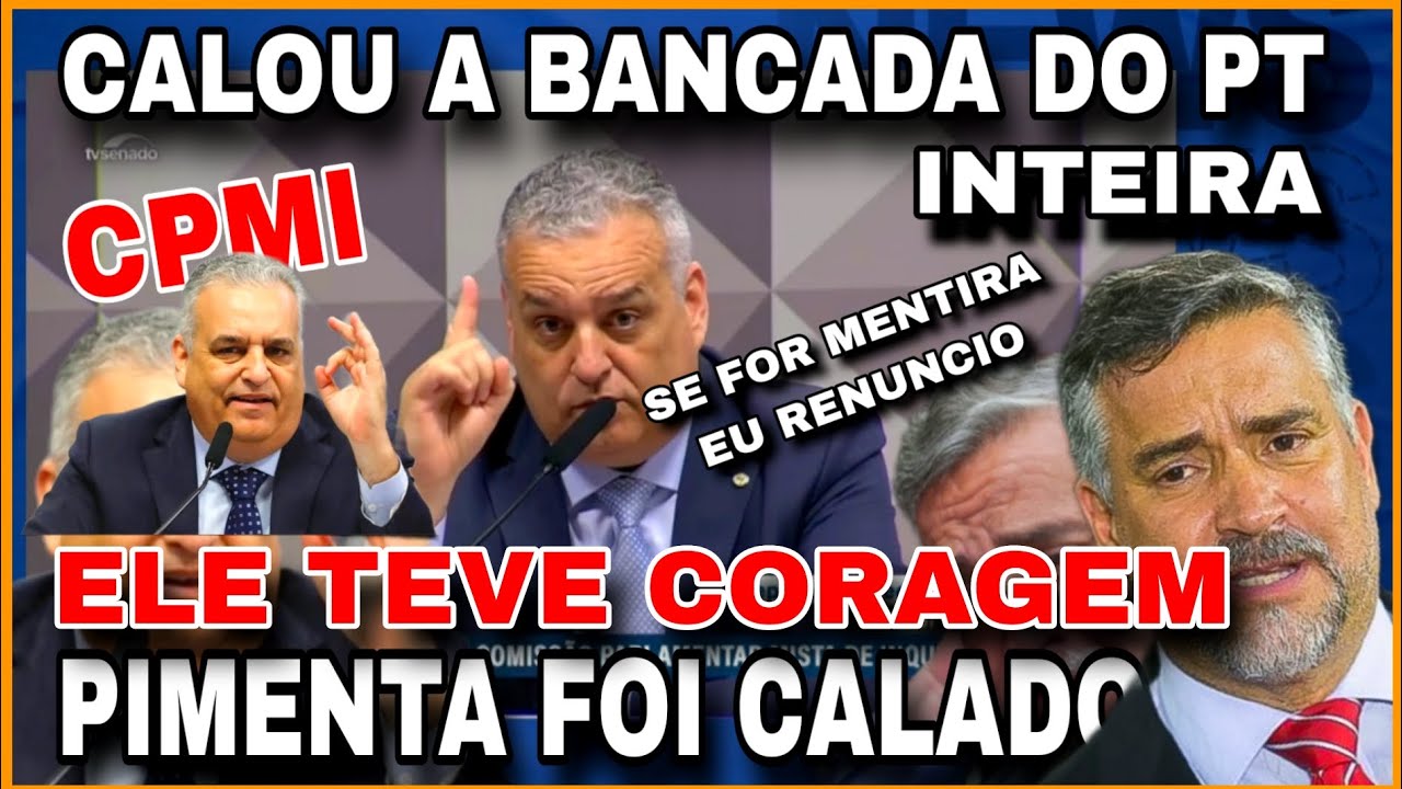 ALFREDO GASPAR fez PAULO pimenta se calar na CPMI e lhe deu uma LAPADA mostrando e desafiando ele 
