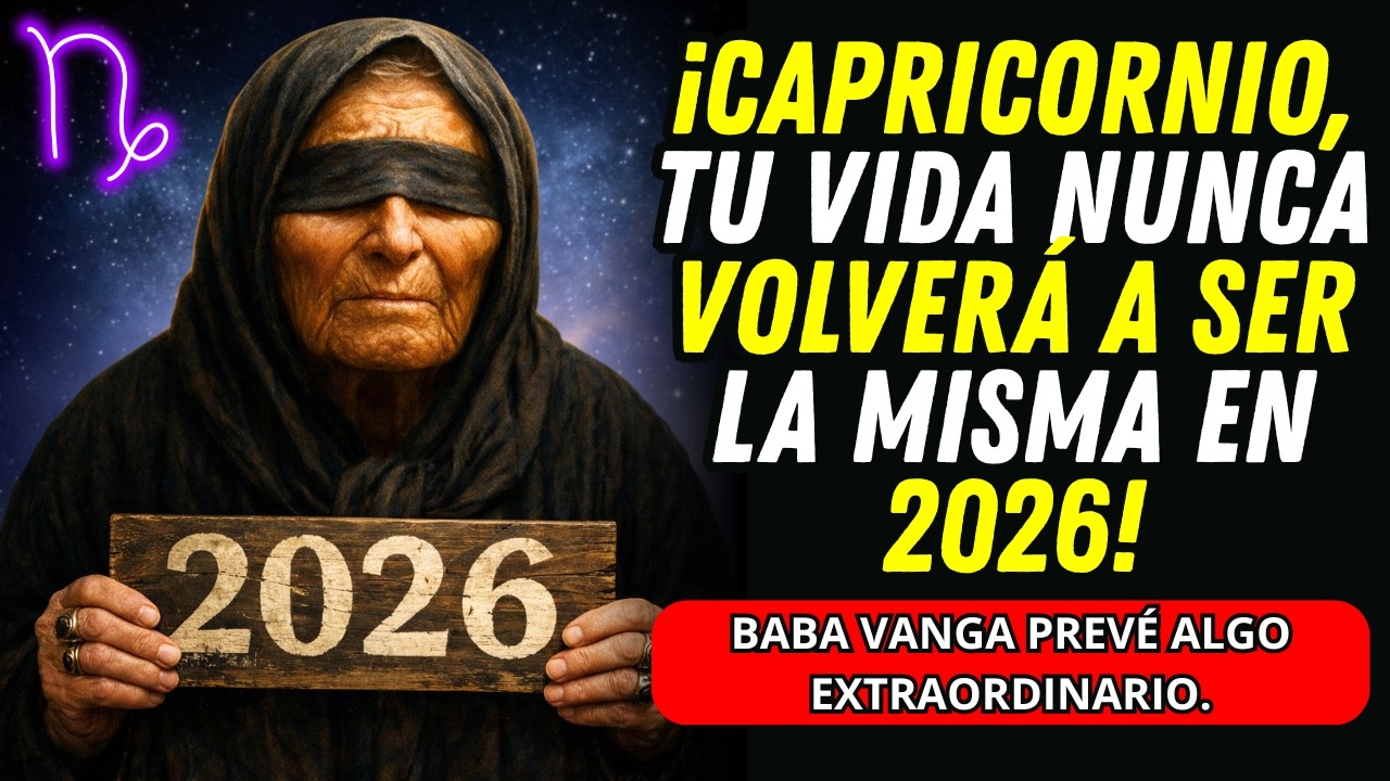 Predicciones de Baba Vanga para 2026: ¿Por Qué Cambiará la Vida de los Capricornio?