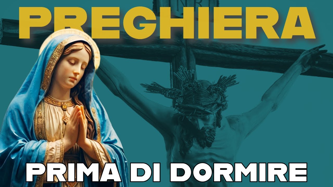 PREGHIERA PRIMA DI DORMIRE 🙏 Compieta❤️Domenica 08 Febbraio 2026🙏