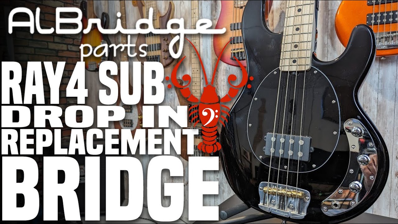 Сменный бридж Albridge Stingray SUB Ray4 / OLP — LowEndLobster Builds