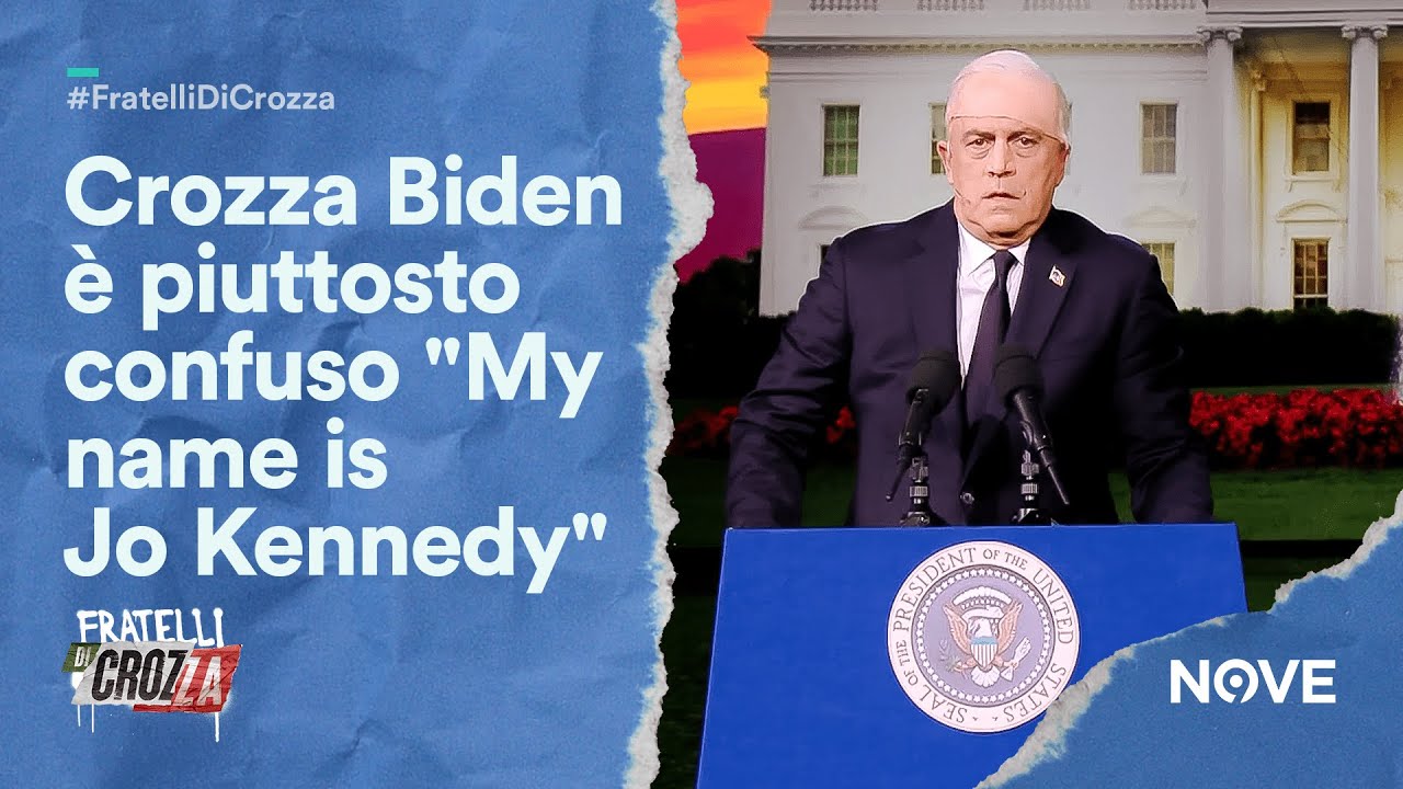 Crozza Biden è piuttosto confuso 