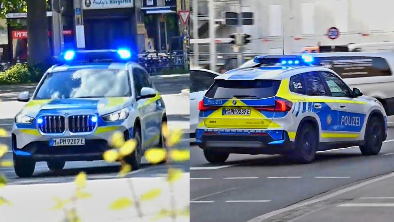 [BMW iX1] Elektro-Streifenwagen Polizei M&uuml;nchen