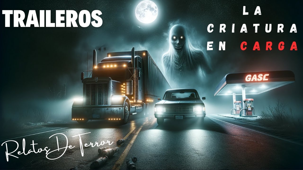 RELATOS DE TERROR TRAILEROS Y LA CRIATURA EN LA CARGA -DOS  HISTORIAS DE TERROR EN CARRETERAS
