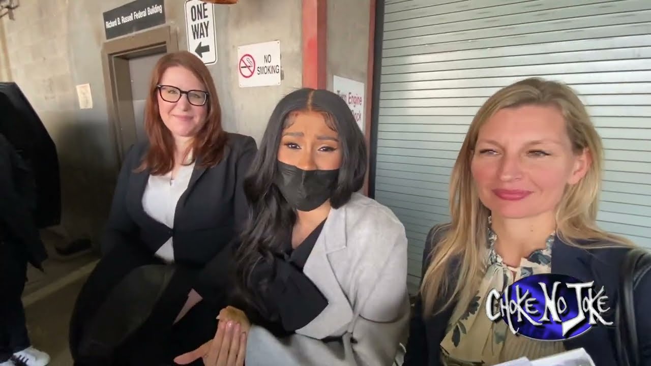 Cardi B Talks To Choke No Joke and Thanks Bardi Gang For Support! Cardi B vs Tasha K Trial