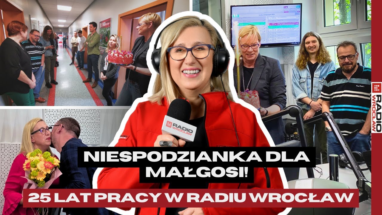 Niespodzianka dla Małgosi. Małgorzata Majeran-Kokott pracuje w radiu już 25 lat!