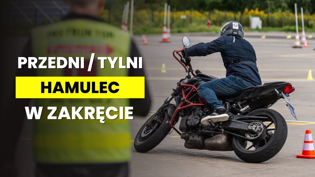 Co daje hamulec przedni i tylni w zakręcie? - Poradnik przyszłego motocyklisty #80