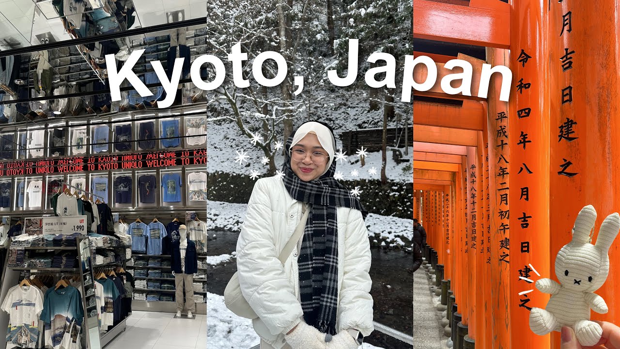 Kyoto in winter ❄️ | Fushimi Inari, Arashiyama, Halal Wagyu, Miffy Sakura Bakery, Kifune