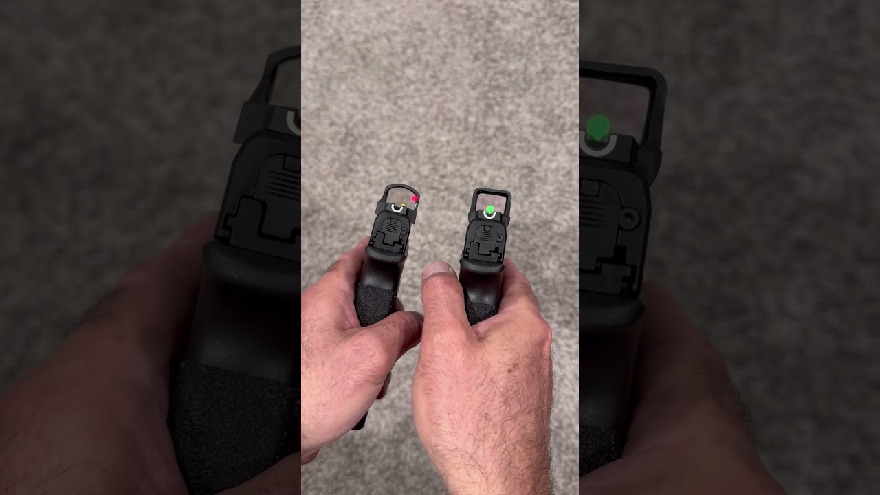 Springfield Hellcat Pro Red Dot Optic. OSD Green Optic