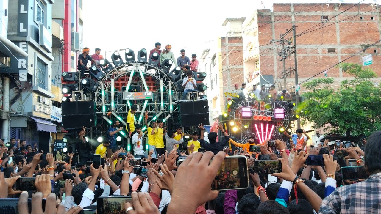 DK DJ BALLIA VS PREM DJ MAU FULL COMPITION MAHAVIRI JHANDA BALLIA #2025 #viral #competition 
