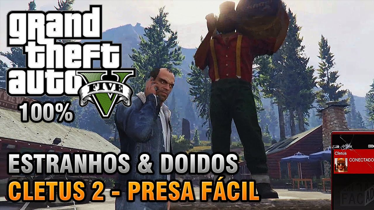 GTA V - Cletus - Strange & Crazy - Easy Prey (100% прохождение на золото)