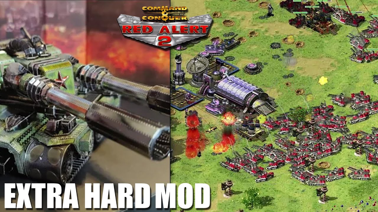 Red Alert 2 | Extra Hard Mod | Apocalypse has come for the Brutal Ai