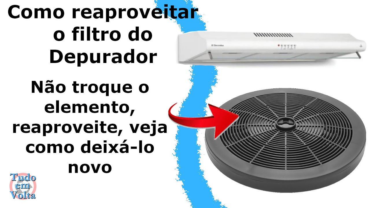 Como limpar filtro do exaustor? trocar o filtro do depurador? filtro de carvão ativado para exaustor