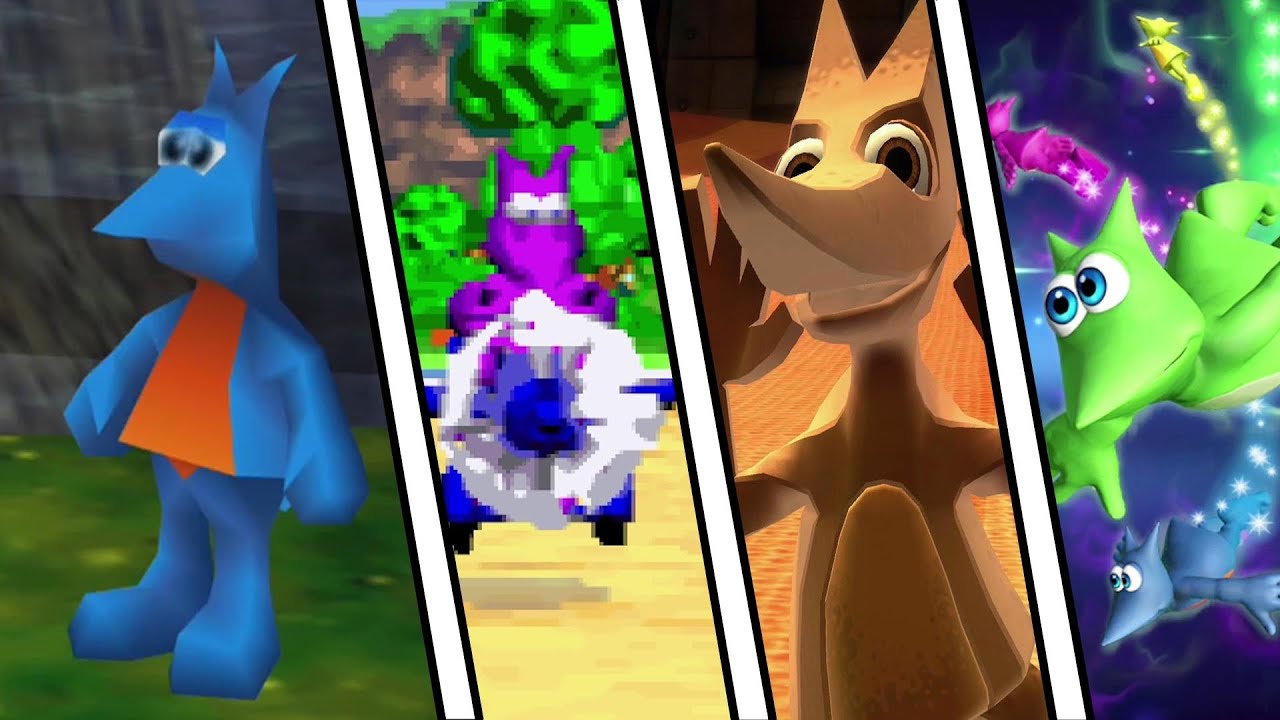 Evolution of Jinjos from Banjo Kazooie ( 1998 - 2019)