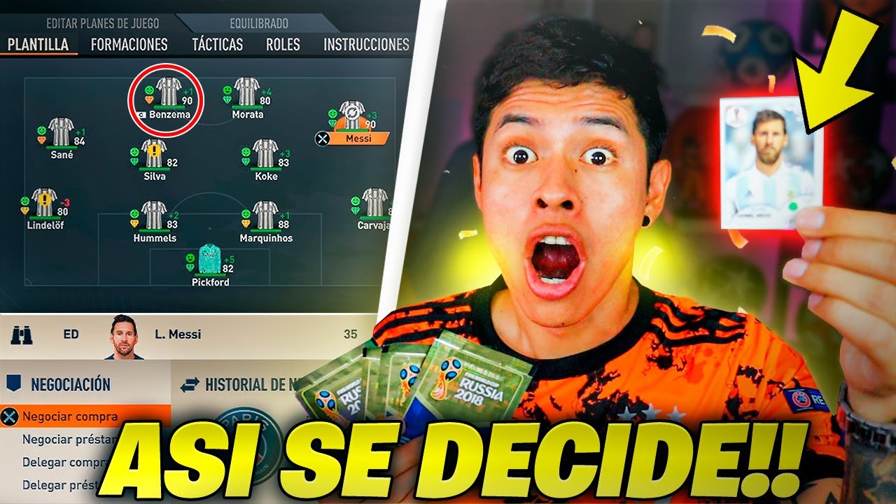 SOBRES del MUNDIAL RUSIA2018 deciden mi MODO CARRERA 😱 FIFA23