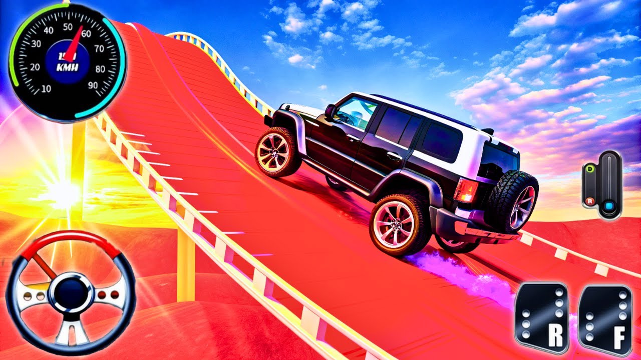 EPIC Offroad Jeep Driving: Fun 4x4 Stunt Challenges - Android Gameplay