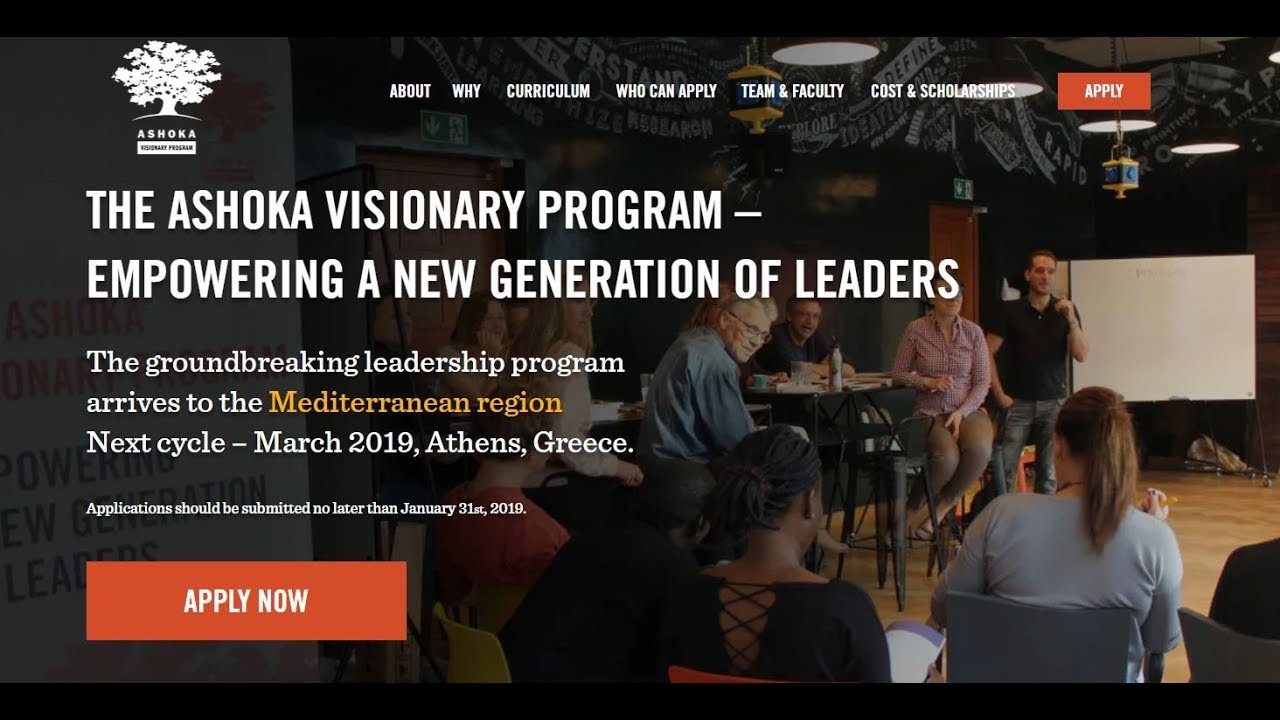 Ashoka Visionary Program in the Mediterranean