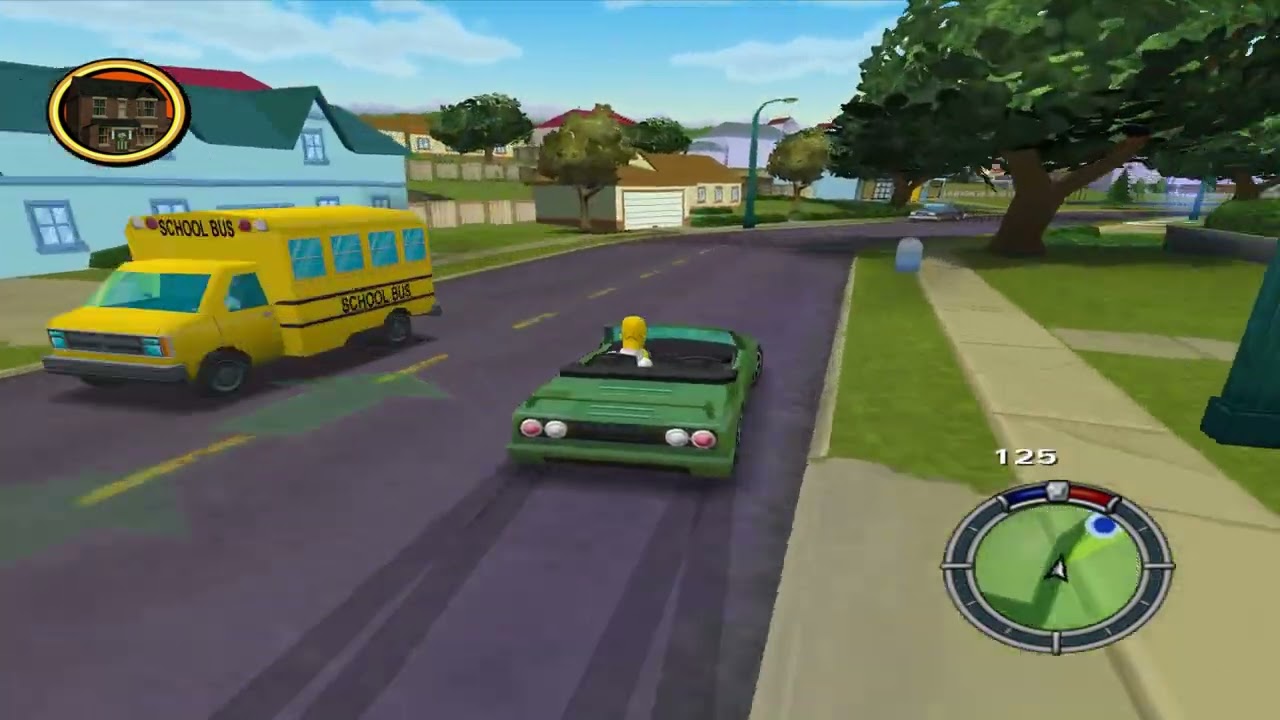 The Simpsons Hit & Run mod: Hell Inspector's Mod of Stupidity