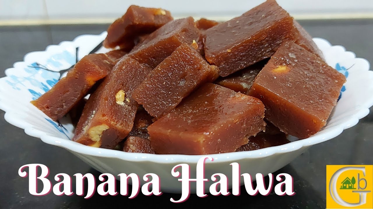 Banana Halwa Recipe | How To Make Banana Halwa | Kerala Banana Halwa | Nendra Banana Halwa
