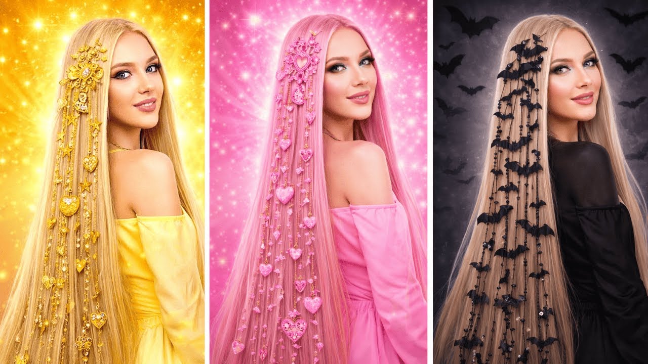 PINK vs DARK vs GOLD! 😱✨ Мой Финальный Glow-Up Русалки 🧜‍♀️🌊