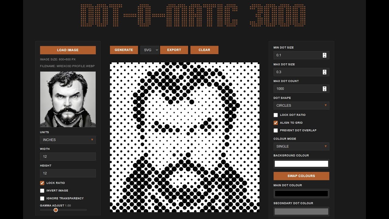 Convert Any Image to Vector Dot Stipple Halftone (Free Tool!) + Illustrator & VCarve Tutorial