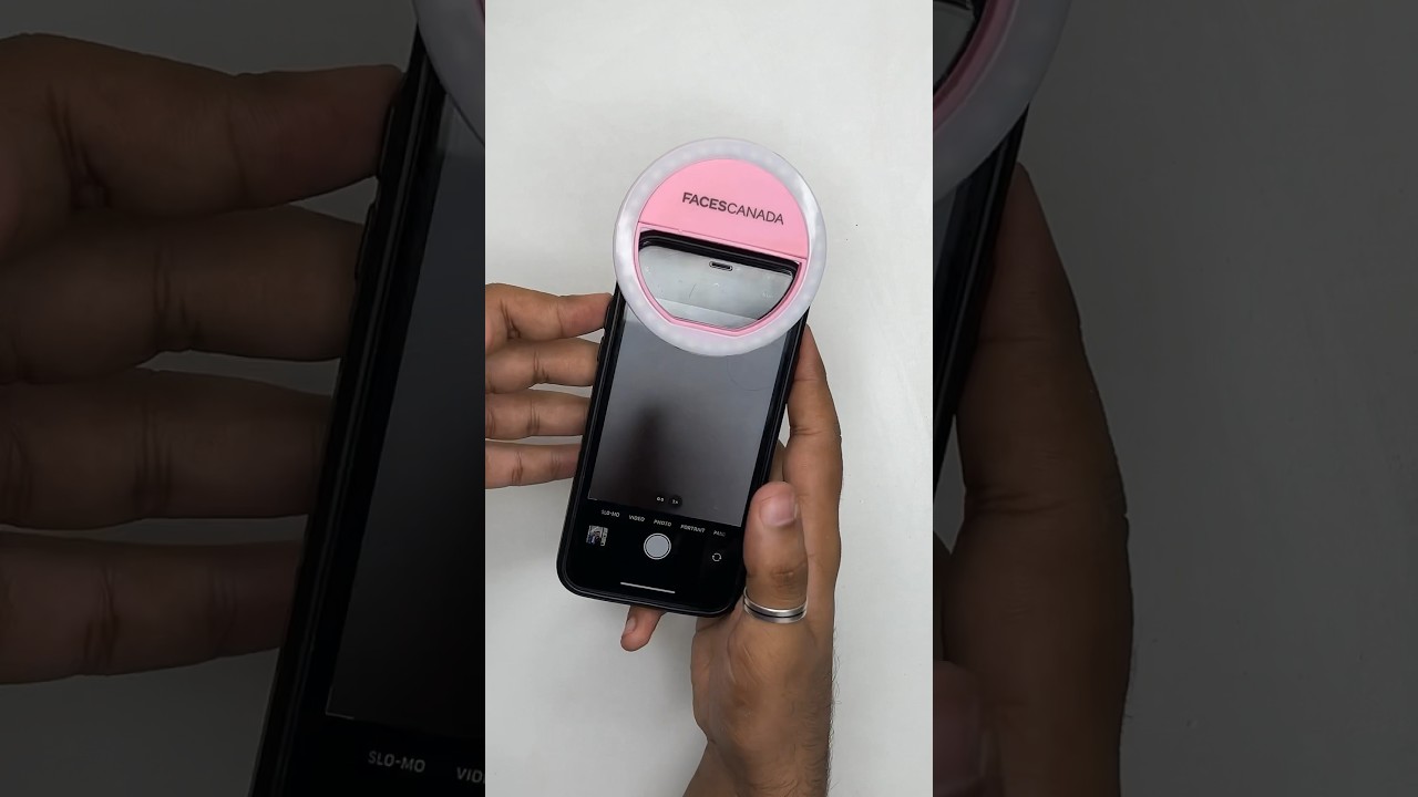 Facescanada Selfie Mini Ring Light. Vlog Setup #mua #light #selfie #ringlight #shoot #explore #viral