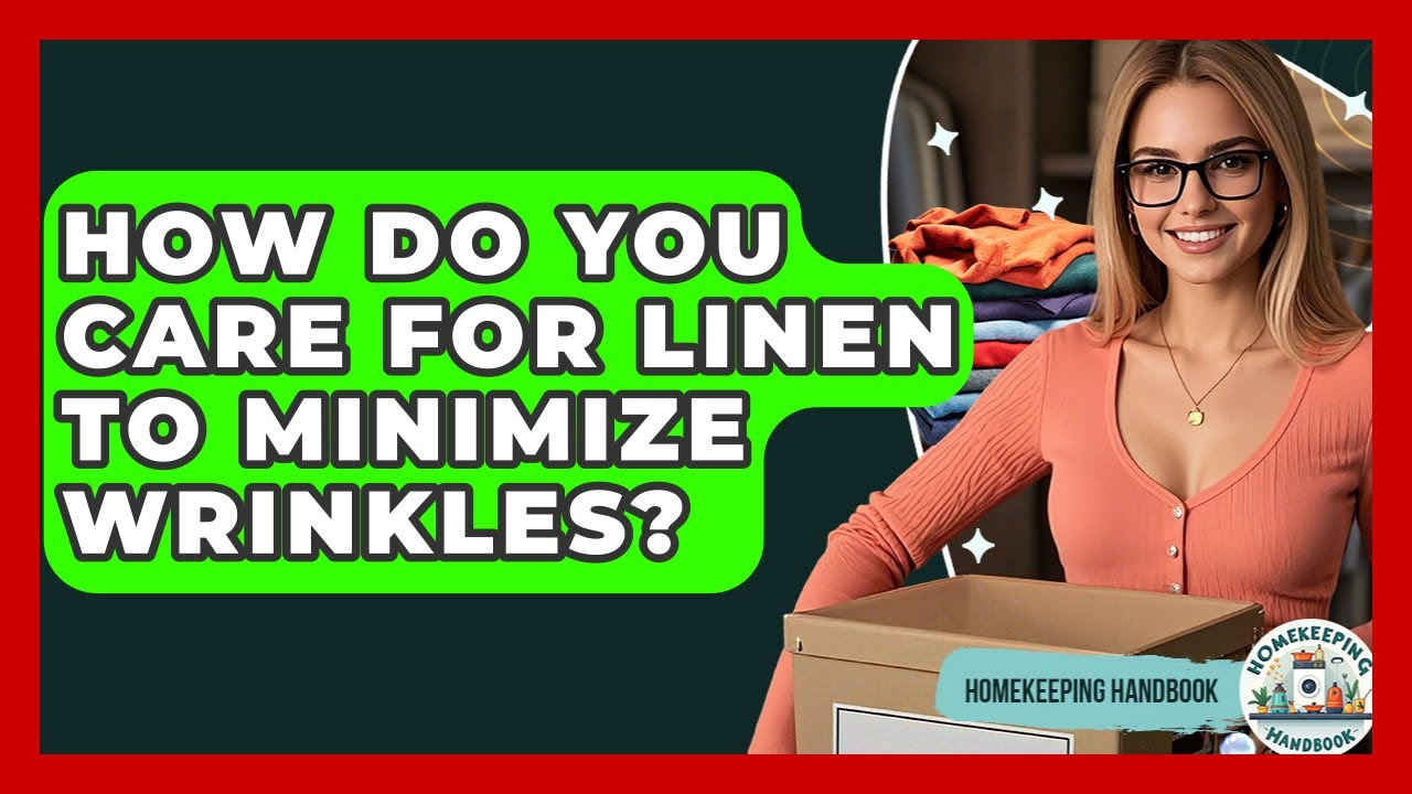 How Do You Care For Linen To Minimize Wrinkles? - Homekeeping Handbook