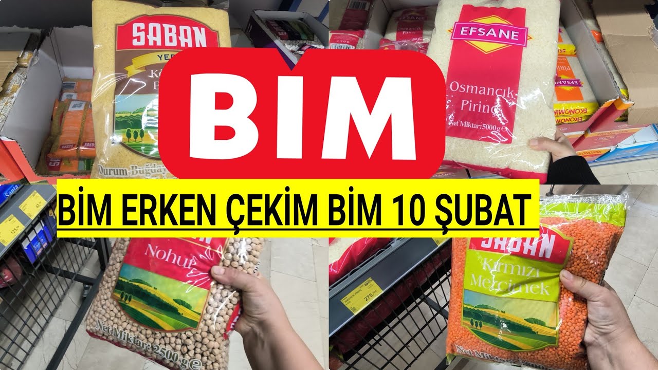 BİM ERKEN ÇEKİM📢BİM 10 ŞUBAT SALI 2026🔔BİM BU HAFTA YEPYENİ AKTÜEL ÜRÜNLERİ🔥BİM BU SALI ŞAHANE
