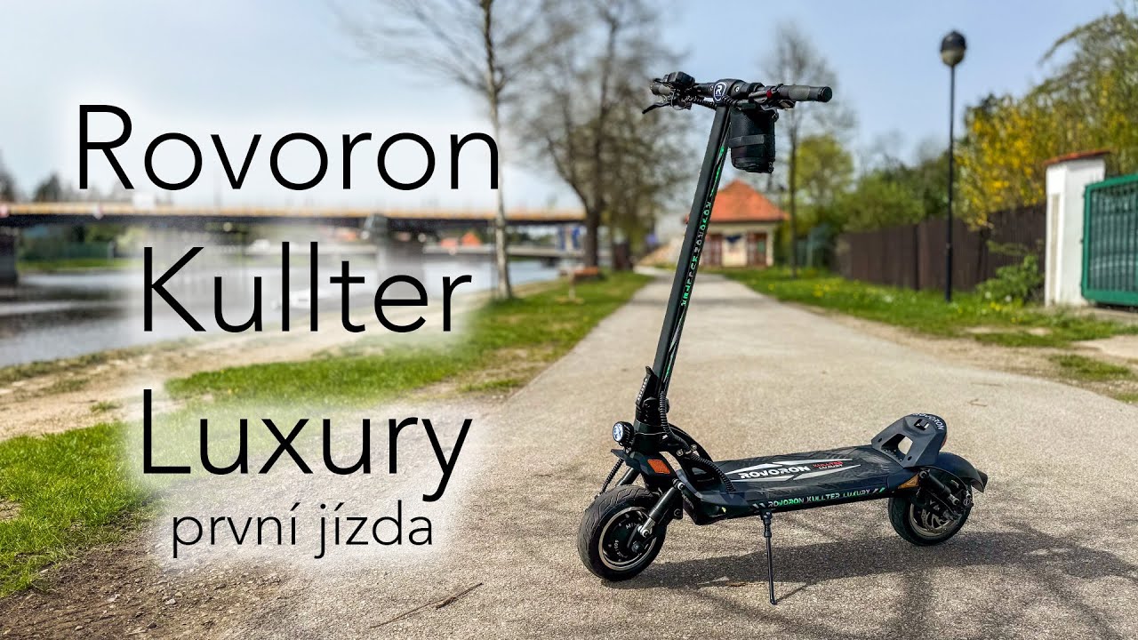 Rovoron Kullter Luxury - tohle je prostě Dualtron 🙏🏻! První jízda 🛴