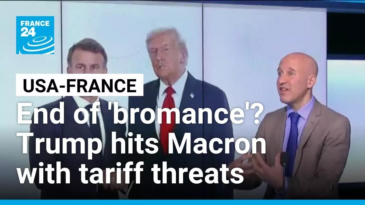 Trump hits Macron with tariff threats, underscores tense US-France relations • FRANCE 24 English