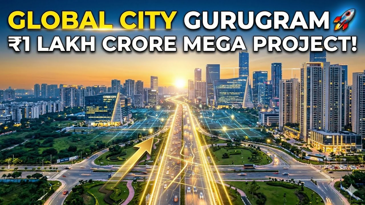 GLOBAL CITY GURUGRAM 🚀 INDIA'S NEXT BIGGEST PROJECT!