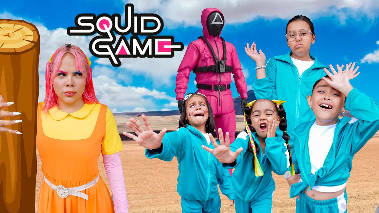 LAS MINI INFLUENCERS JUGARON LOS JUEGOS DEL CALAMAR! 😱👧🏻🔥 *&iquest;Qui&eacute;n sobrevivir&aacute; al final?*