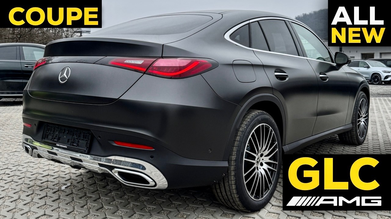 2025 MERCEDES GLC 300 Coupe: GORGEOUS STYLE meets LUXURY for $55,000!