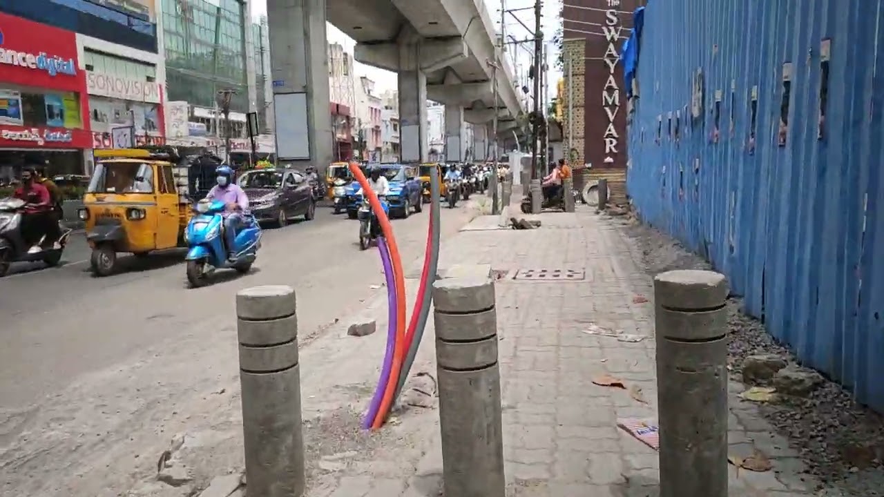 Punjagutta Metro area to Irrum Manzil 10-06-2021#hyderabad